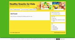 Desktop Screenshot of healthy-snacks-for-kids.org