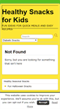 Mobile Screenshot of healthy-snacks-for-kids.org